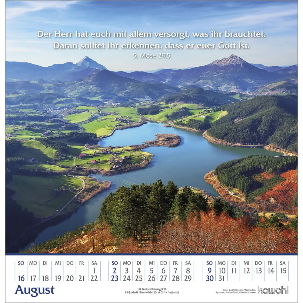 Bild: 9783754829066 | Glanz der Berge 2026 | Wandkalender mit Bergbildern und Bibelworten