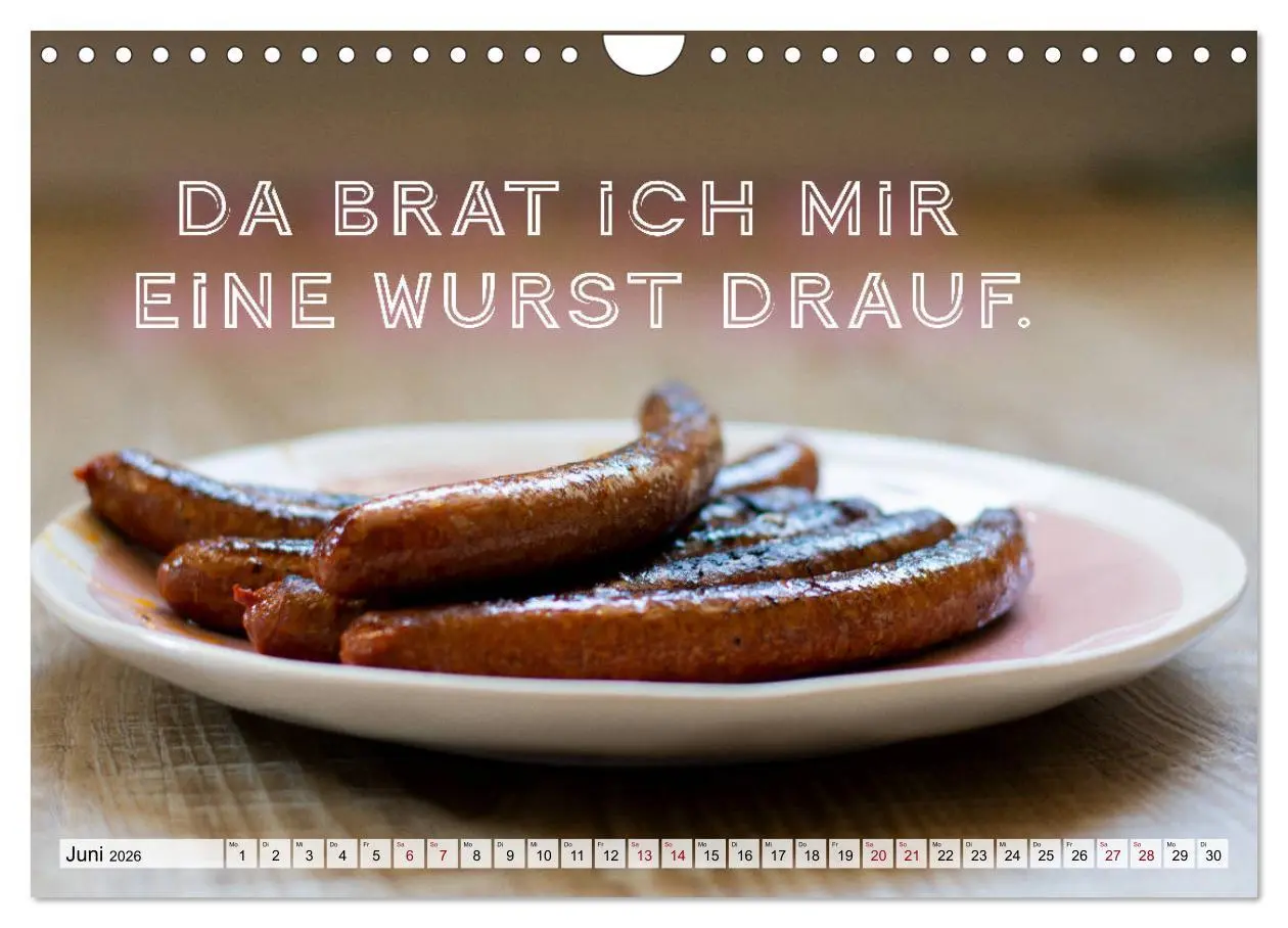 Bild: 9783457679166 | Wurstkalender. Es geht um die Wurst. (Wandkalender 2026 DIN A4...