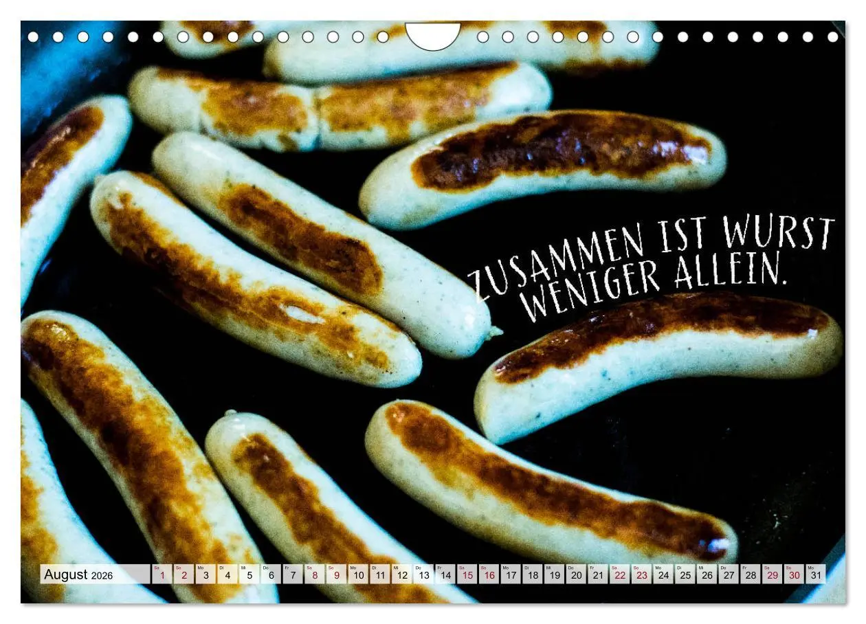 Bild: 9783457679166 | Wurstkalender. Es geht um die Wurst. (Wandkalender 2026 DIN A4...
