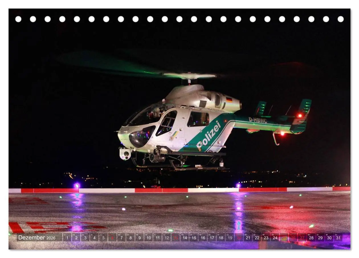 Bild: 9783516079166 | Helikopter in der Luft (Tischkalender 2026 DIN A5 quer), CALVENDO...