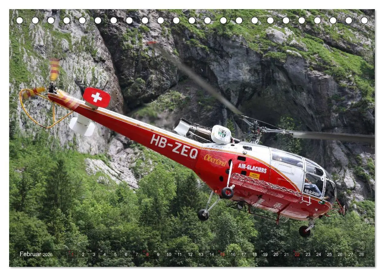 Bild: 9783516079166 | Helikopter in der Luft (Tischkalender 2026 DIN A5 quer), CALVENDO...
