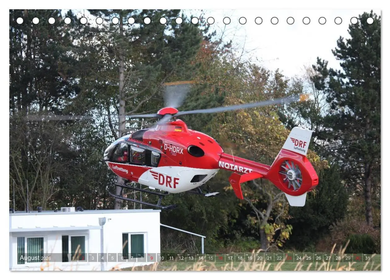 Bild: 9783516079166 | Helikopter in der Luft (Tischkalender 2026 DIN A5 quer), CALVENDO...