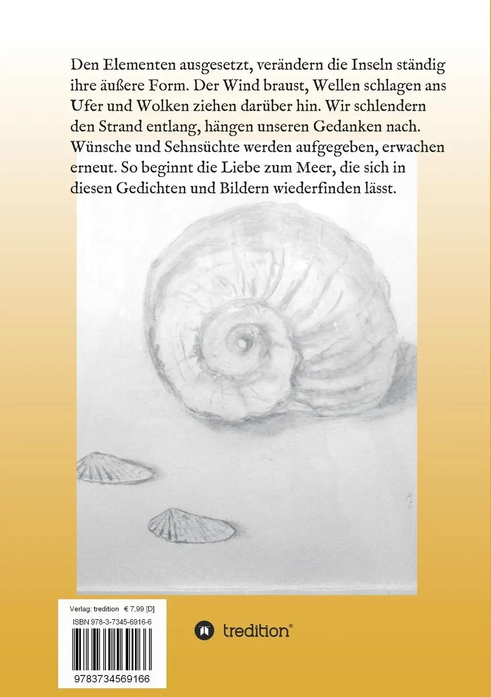 Rückseite: 9783734569166 | Wasser Wind und Wolken | Gedichte von Inseln und dem Meer | Gressmann