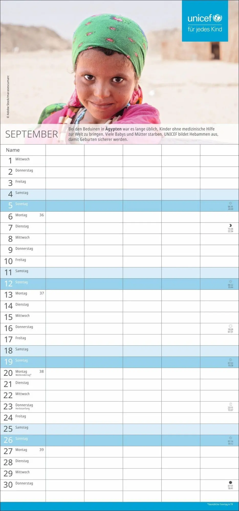Bild: 9783756419166 | Unicef Familienplaner 2027 | Kalender | 13 S. | Deutsch | 2027 | Heye
