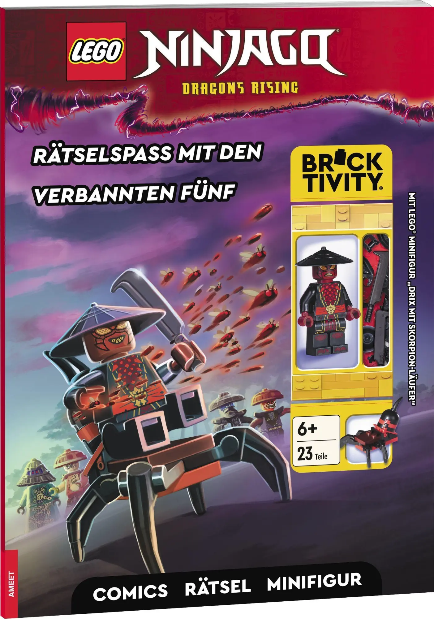 Cover: 9783960809166 | LEGO® Ninjago - Rätselspaß mit den Verbannten Fünf | Taschenbuch