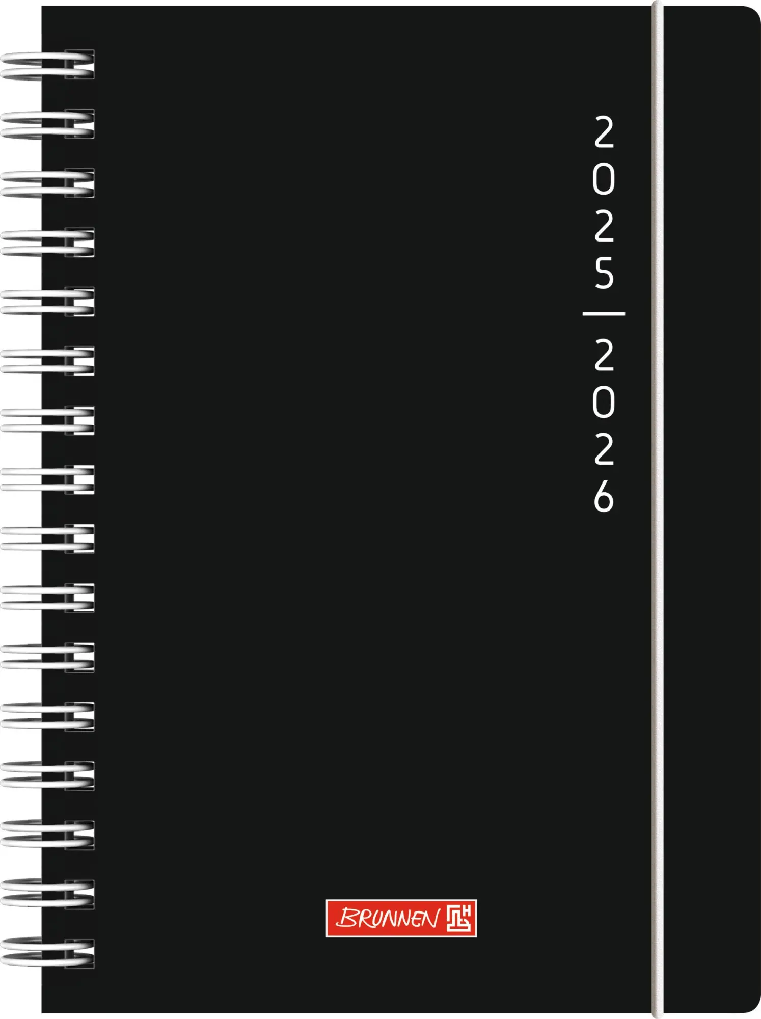 Cover: 4061947139266 | BRUNNEN Schülerkalender (2025/2026) "Plain Black", 1 Seite = 1 Tag,...