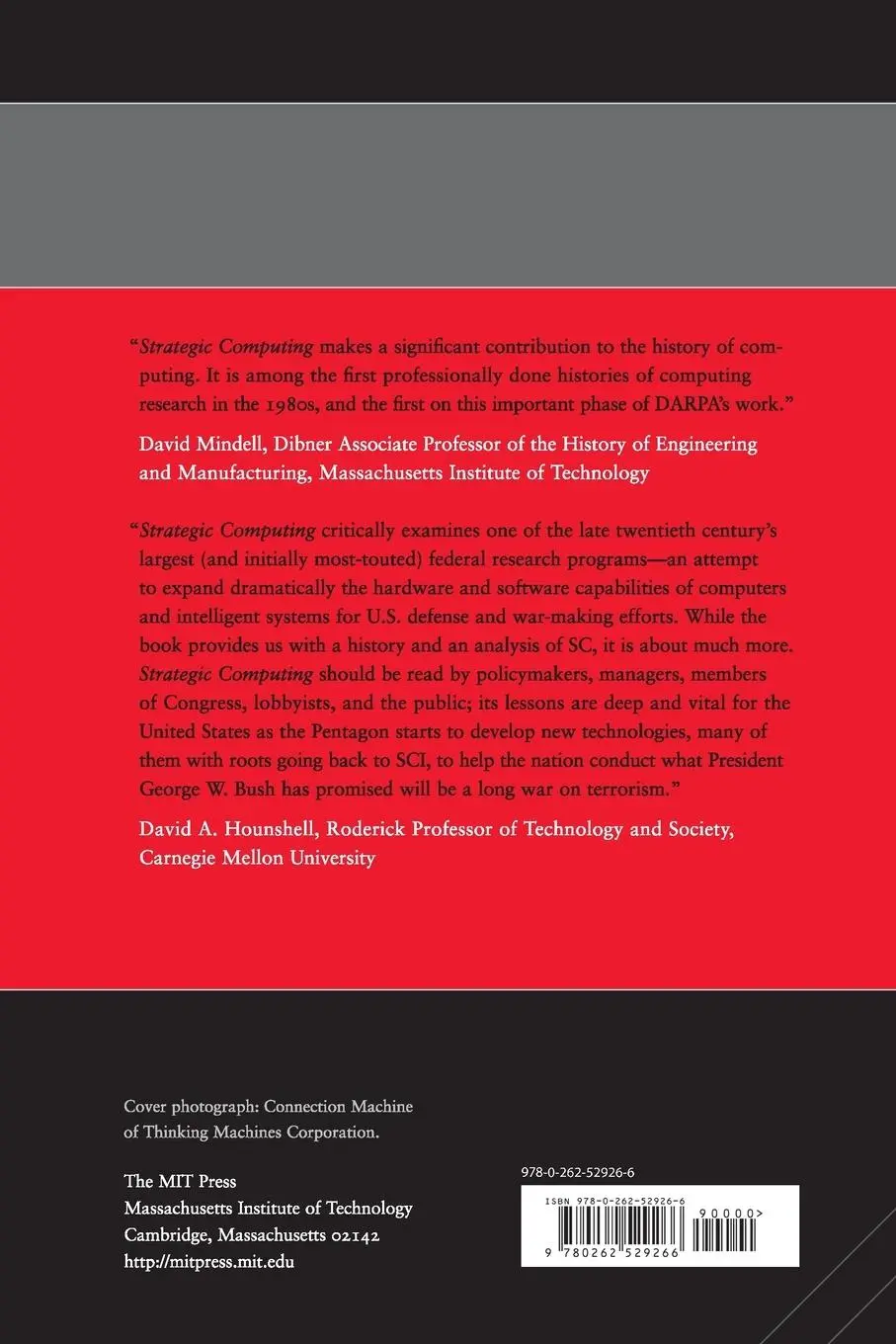 Rückseite: 9780262529266 | Strategic Computing | Alex Roland (u. a.) | Taschenbuch | Englisch