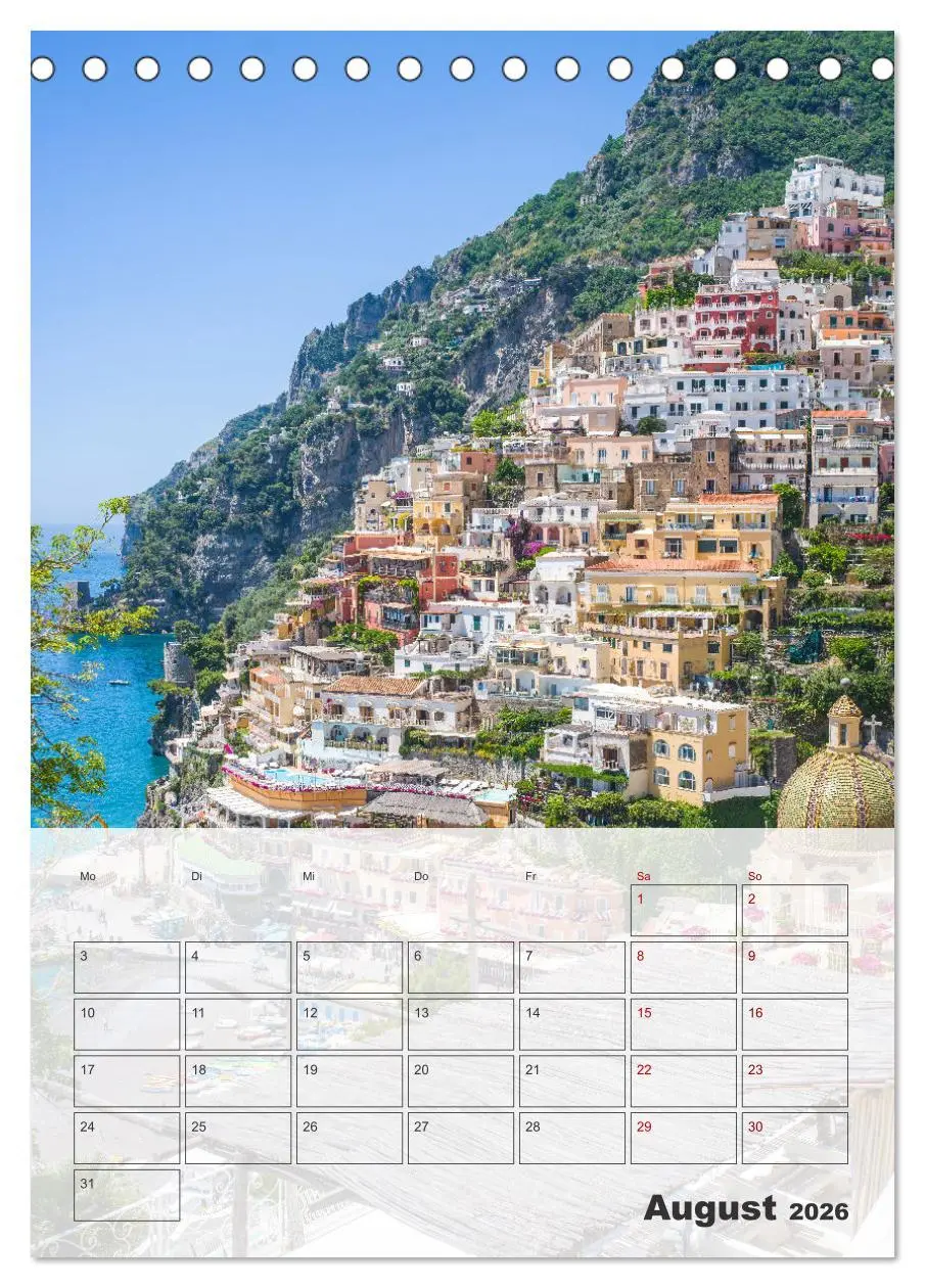 Bild: 9783457289266 | Italien - von den Alpen bis zur Amalfiküste (Tischkalender 2026 DIN...