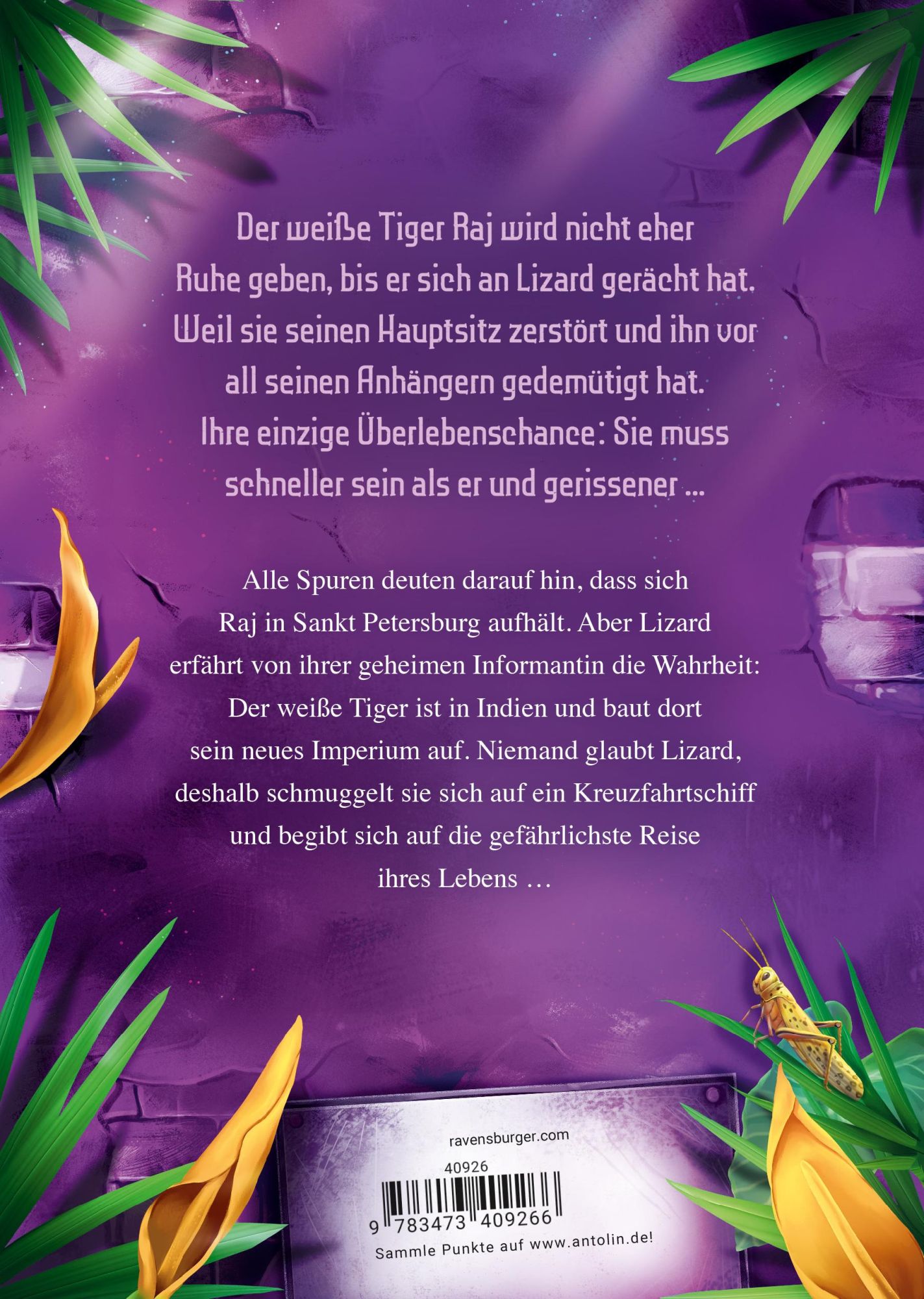 Rückseite: 9783473409266 | Stadt der bösen Tiere, Band 4 - Die Rache | Gina Mayer | Buch | 288 S.