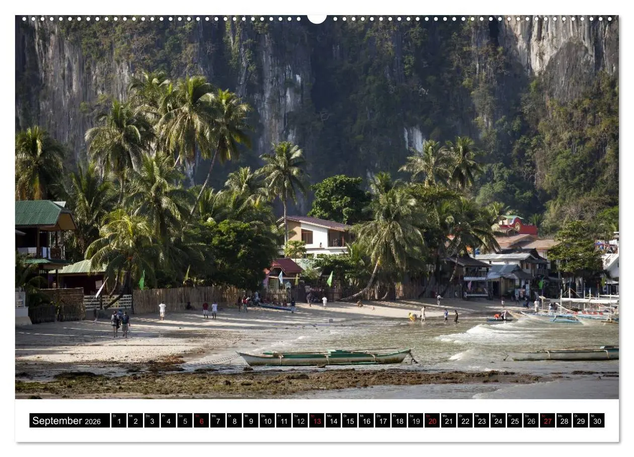 Bild: 9783516209266 | Palawan (Wandkalender 2026 DIN A2 quer), CALVENDO Monatskalender