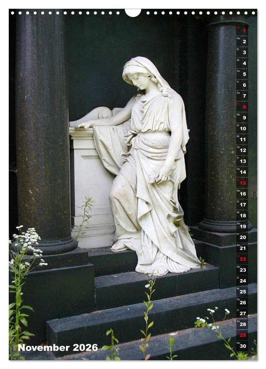 Bild: 9783516379266 | Friedhofsengel in Berlin (Wandkalender 2026 DIN A3 hoch), CALVENDO...