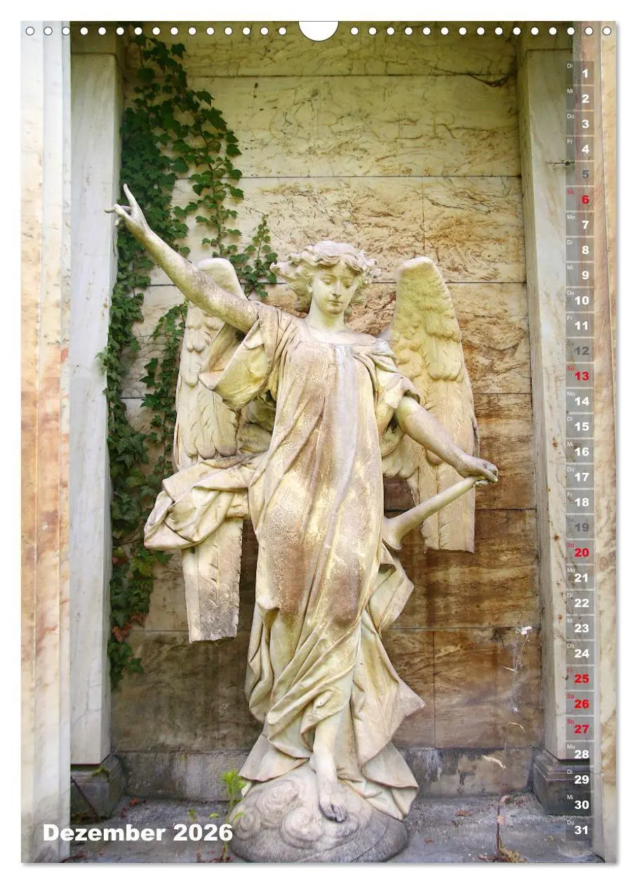 Bild: 9783516379266 | Friedhofsengel in Berlin (Wandkalender 2026 DIN A3 hoch), CALVENDO...