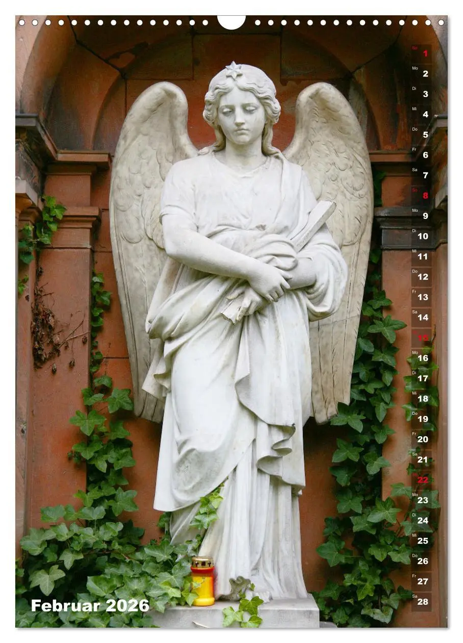 Bild: 9783516379266 | Friedhofsengel in Berlin (Wandkalender 2026 DIN A3 hoch), CALVENDO...