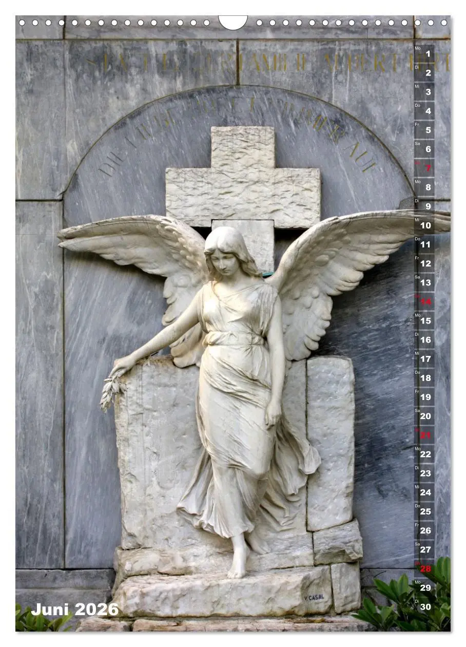 Bild: 9783516379266 | Friedhofsengel in Berlin (Wandkalender 2026 DIN A3 hoch), CALVENDO...