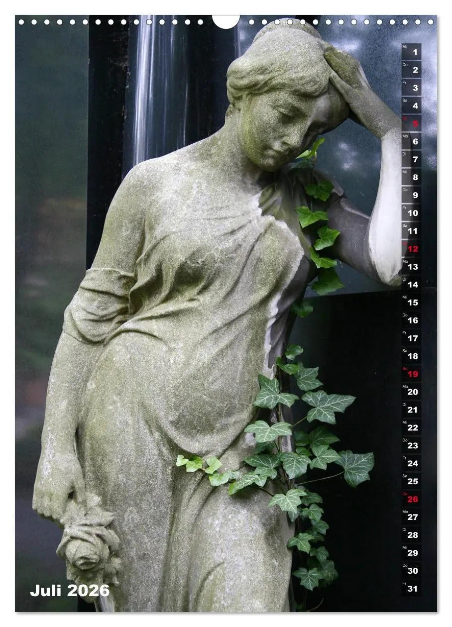 Bild: 9783516379266 | Friedhofsengel in Berlin (Wandkalender 2026 DIN A3 hoch), CALVENDO...
