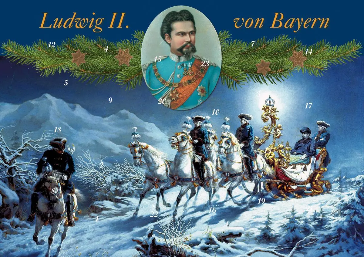 Cover: 9783898769266 | Mit König Ludwig II. durch den Advent | Ludwig II. | Kalender | 2 S.