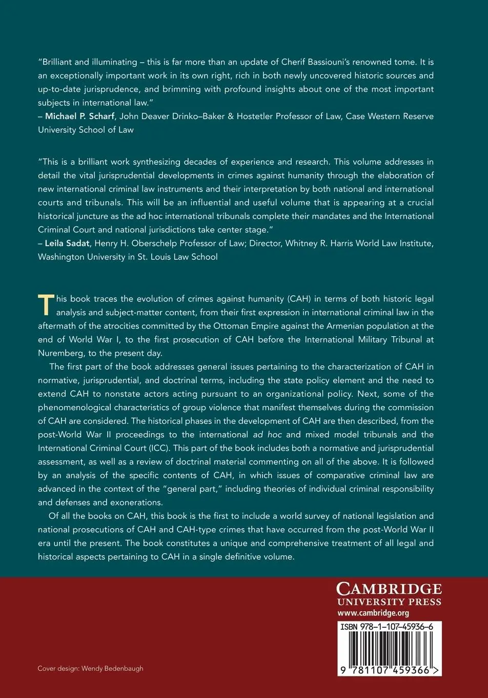 Rückseite: 9781107459366 | Crimes Against Humanity | M. Cherif Bassiouni | Taschenbuch | Englisch