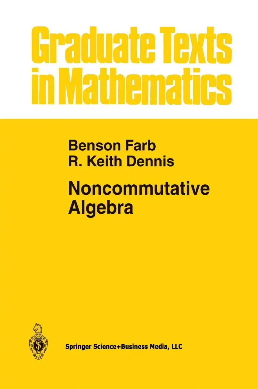 Cover: 9781461269366 | Noncommutative Algebra | Benson Farb (u. a.) | Taschenbuch | xiv