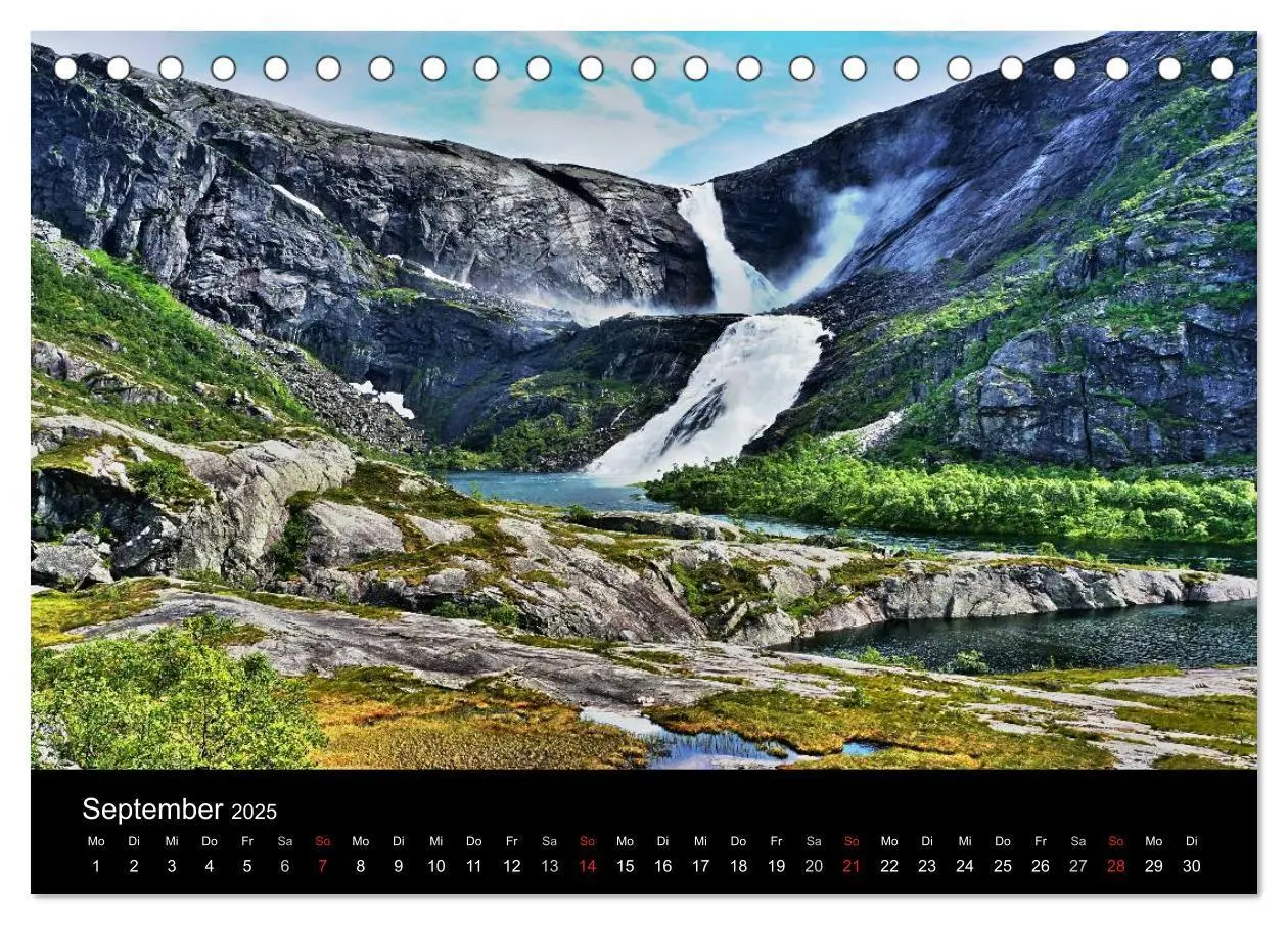 Bild: 9783435569366 | Atemberaubendes Norwegen (Tischkalender 2025 DIN A5 quer), CALVENDO...