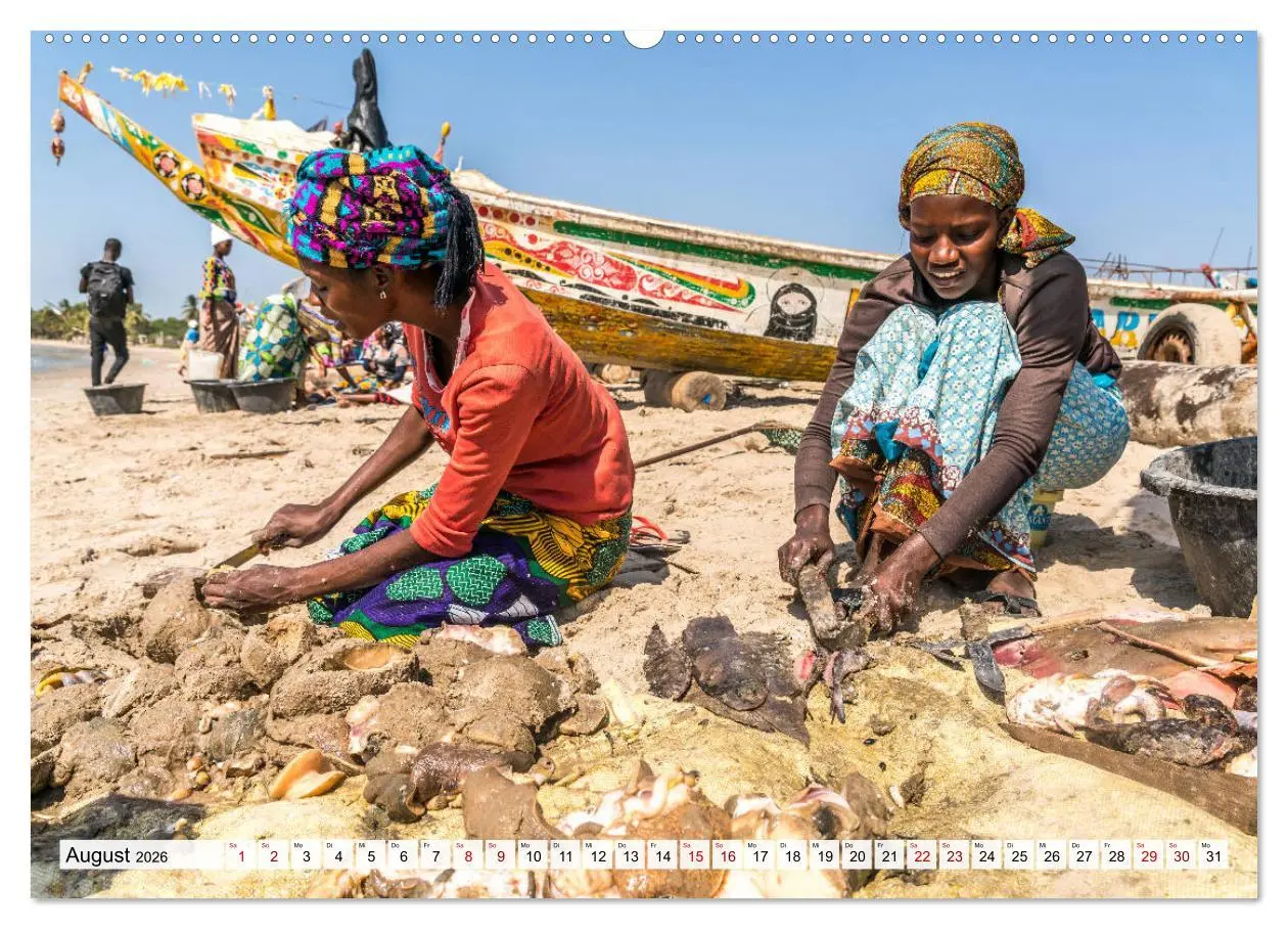 Bild: 9783457729366 | Westafrika - The Gambia (Wandkalender 2026 DIN A2 quer), CALVENDO...