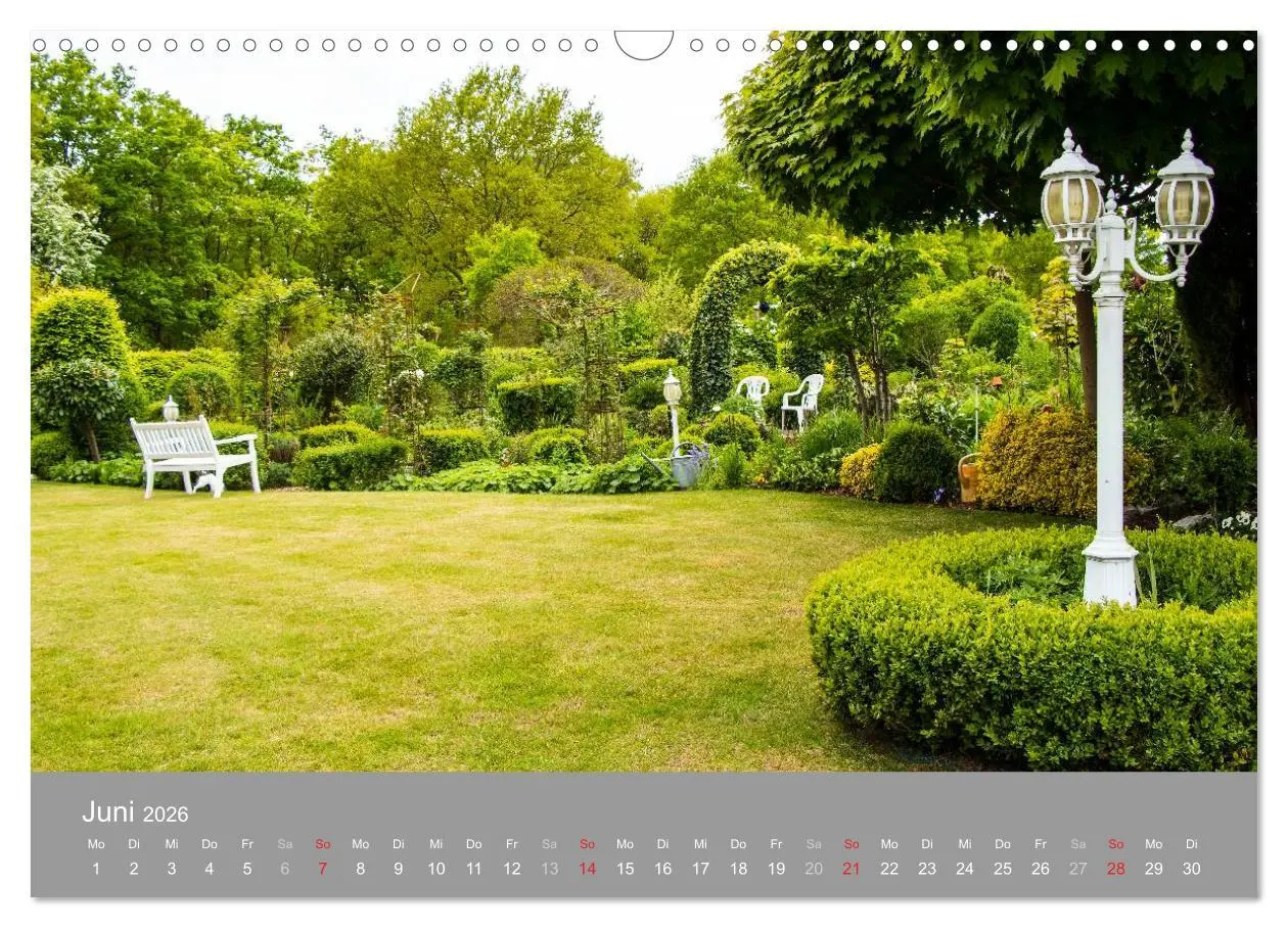 Bild: 9783516059366 | Romantische Garten-Paradiese (Wandkalender 2026 DIN A3 quer),...