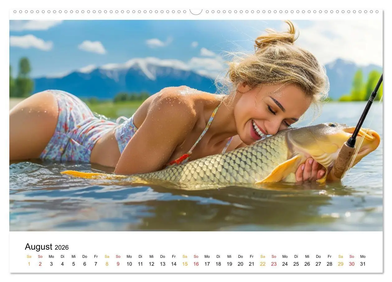 Bild: 9783516509366 | Heiß auf Karpfen (hochwertiger Premium Wandkalender 2026 DIN A2...
