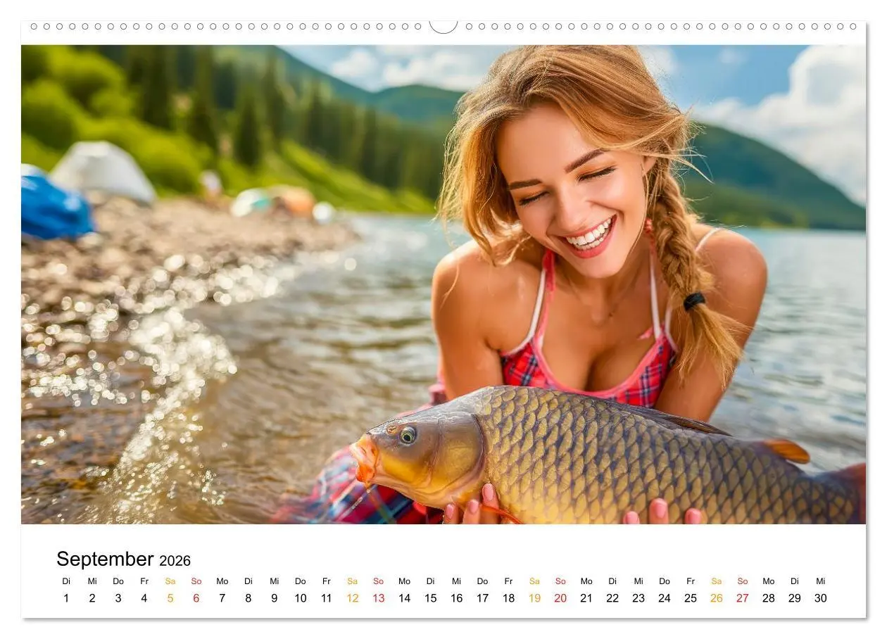Bild: 9783516509366 | Heiß auf Karpfen (hochwertiger Premium Wandkalender 2026 DIN A2...
