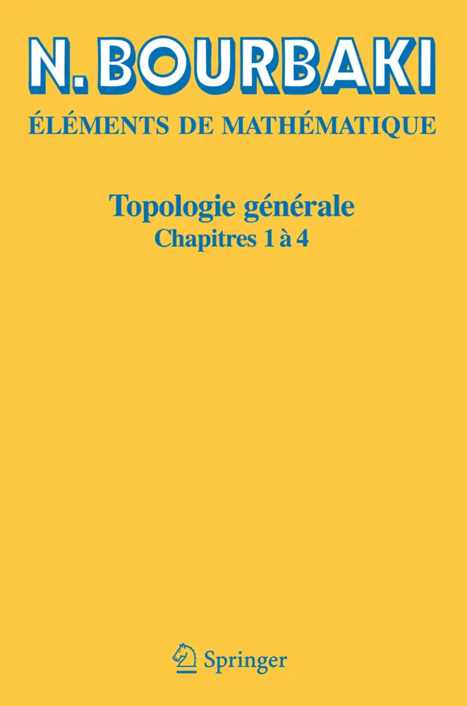 Cover: 9783540339366 | Topologie générale. Chapitres.1-4 | N. Bourbaki | Taschenbuch | xv Cover: 9783540339366 | Topologie générale. Chapitres.1-4 | N. Bourbaki | Taschenbuch | xv