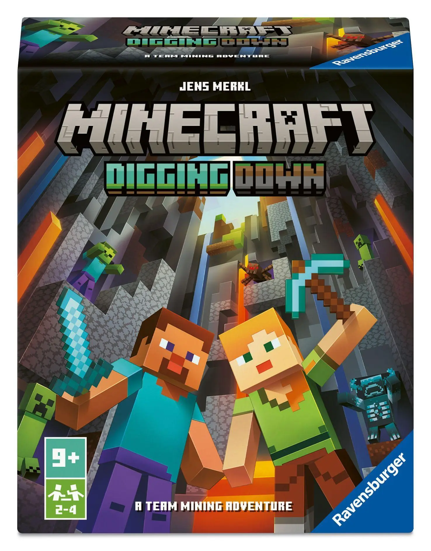 Cover: 4005556249466 | Minecraft: Digging Down - Kartenspiel ab 9 Jahre | Jens Merkl | Spiel