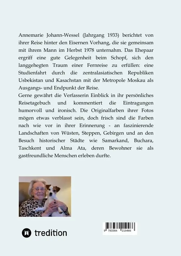 Rückseite: 9783384219466 | Reise durch das größte Land der Erde | Annemarie Johann-Wessel | Buch