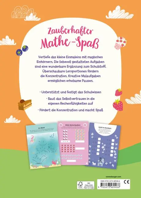 Bild: 9783473489466 | Einhorn-Akademie - 1x1 | Lisa Regan | Taschenbuch | 48 S. | Deutsch