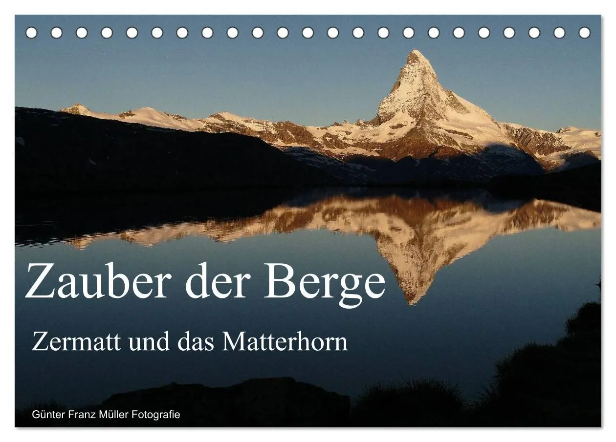 Cover: 9783516119466 | Zauber der Berge Zermatt und das Matterhorn (Tischkalender 2026 DIN...