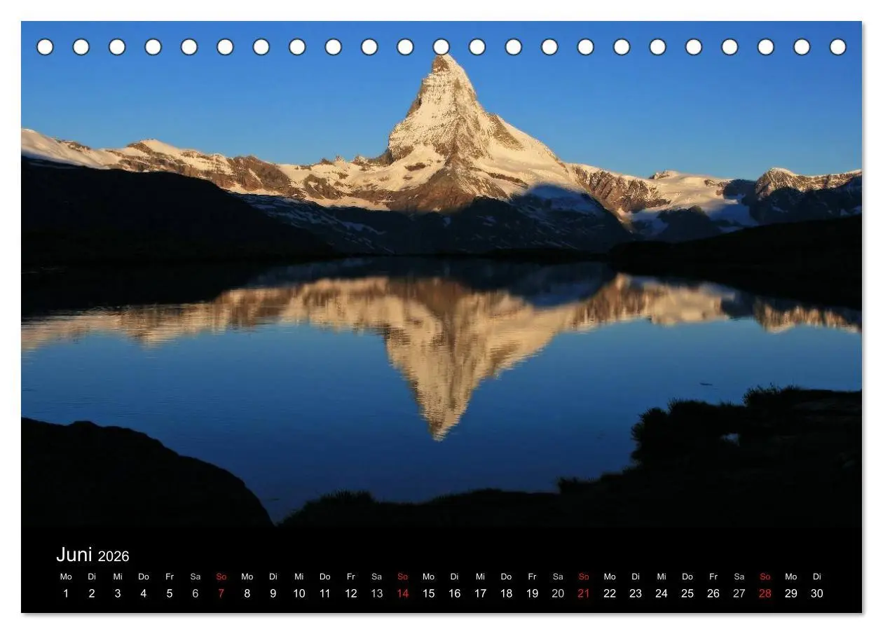 Bild: 9783516119466 | Zauber der Berge Zermatt und das Matterhorn (Tischkalender 2026 DIN...