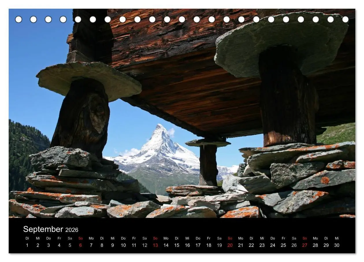 Bild: 9783516119466 | Zauber der Berge Zermatt und das Matterhorn (Tischkalender 2026 DIN...