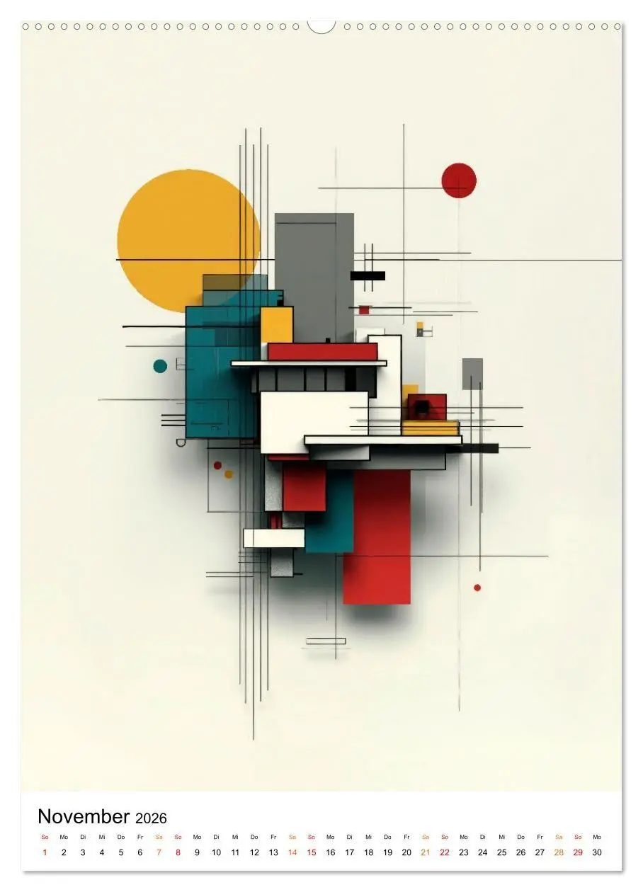 Bild: 9783516739466 | Bauhaus Re:Vision (hochwertiger Premium Wandkalender 2026 DIN A2...