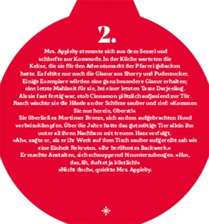 Bild: 4250364119566 | Apfel, Zimt und Todeshauch | Tessa Korber | Kalender | 24 S. | Deutsch