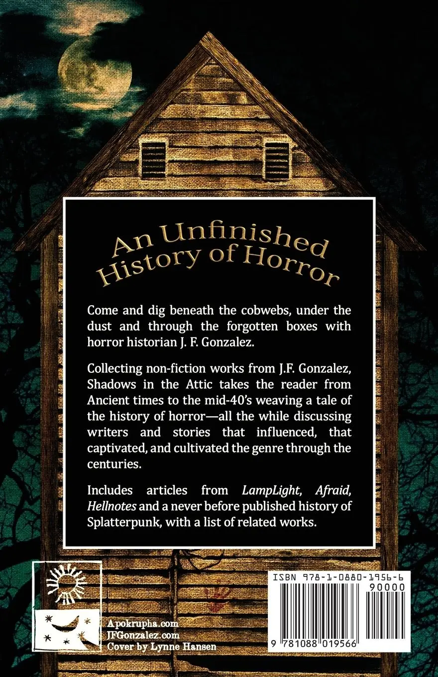 Rückseite: 9781088019566 | J. F. Gonzalez's Shadows in the Attic | J. F. Gonzalez | Taschenbuch