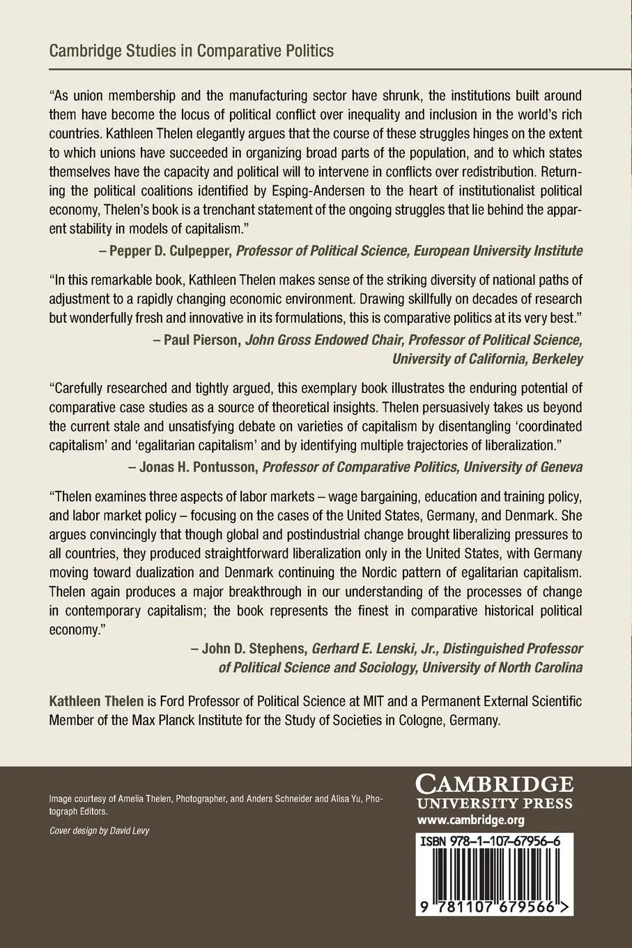 Rückseite: 9781107679566 | Varieties of Liberalization and the New Politics of Social Solidarity