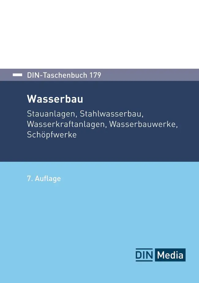 Cover: 9783410319566 | Wasserbau | DIN e. V. | Taschenbuch | DIN-Taschenbücher | 818 S.