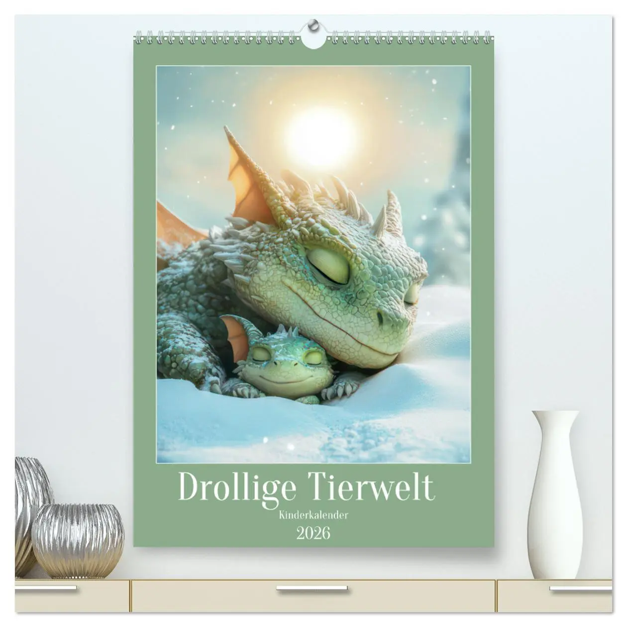 Cover: 9783457259566 | Drollige Tierwelt - Kinderkalender (hochwertiger Premium...