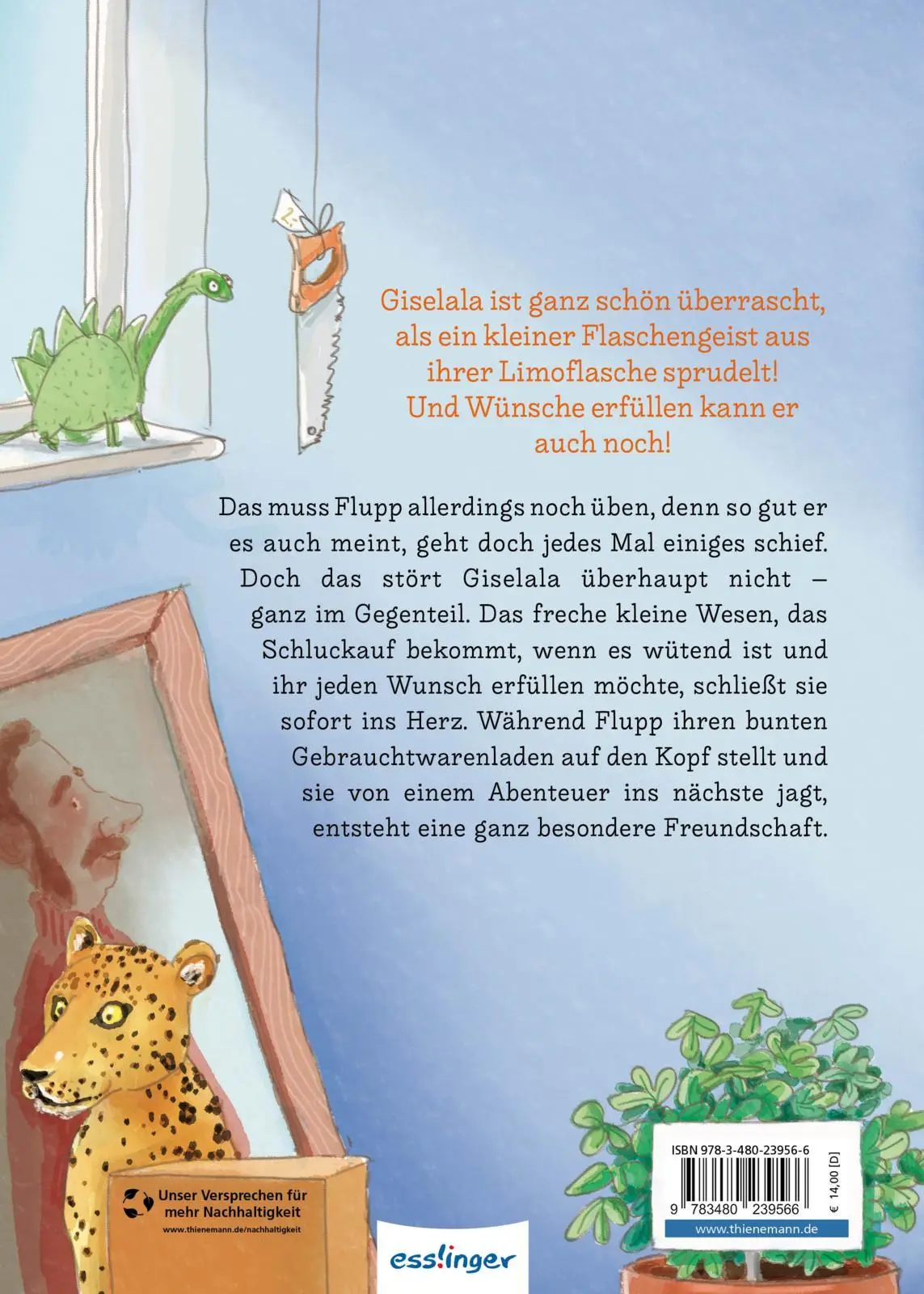 Rückseite: 9783480239566 | Giselala &amp; Flupp | Fee Krämer | Buch | 112 S. | Deutsch | 2025