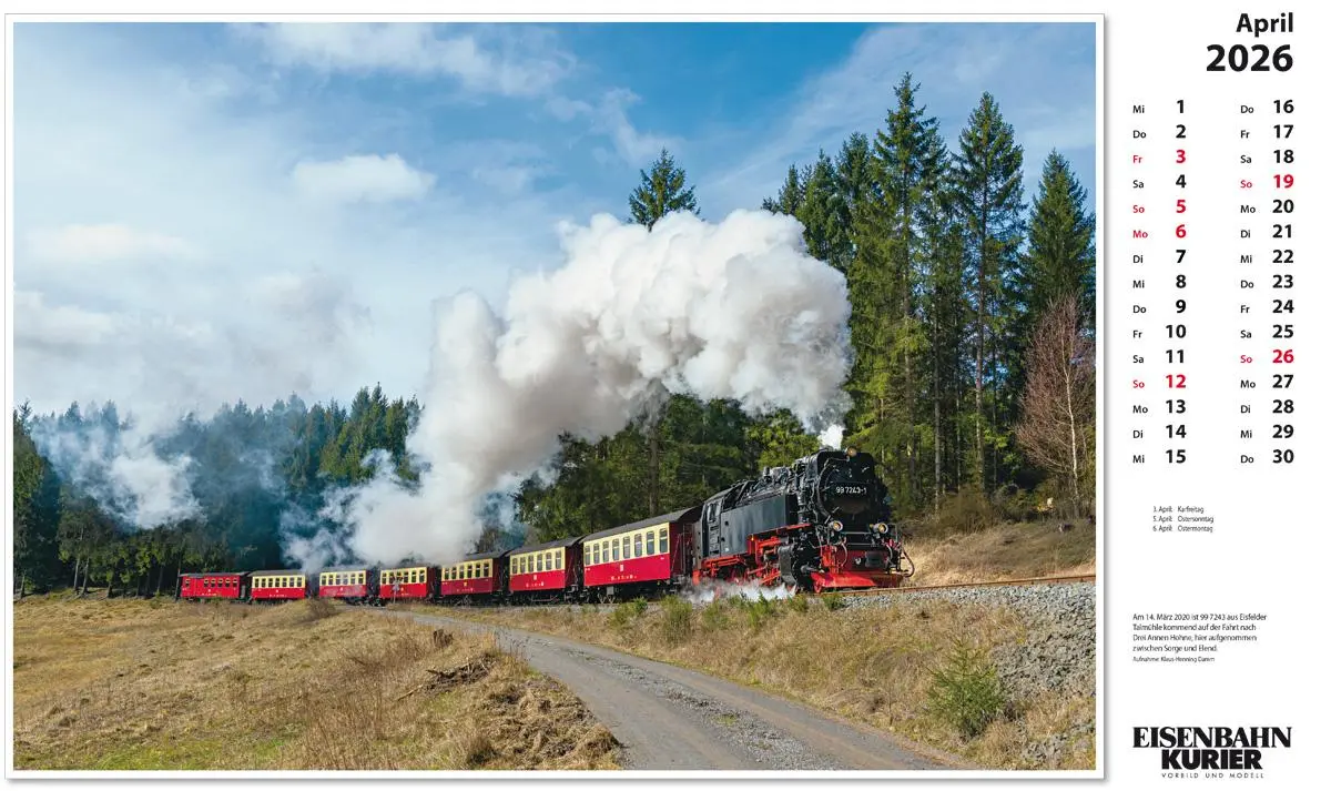 Bild: 9783844659566 | Harzer Schmalspurbahnen 2026 | Kalender | 13 S. | Deutsch | 2026