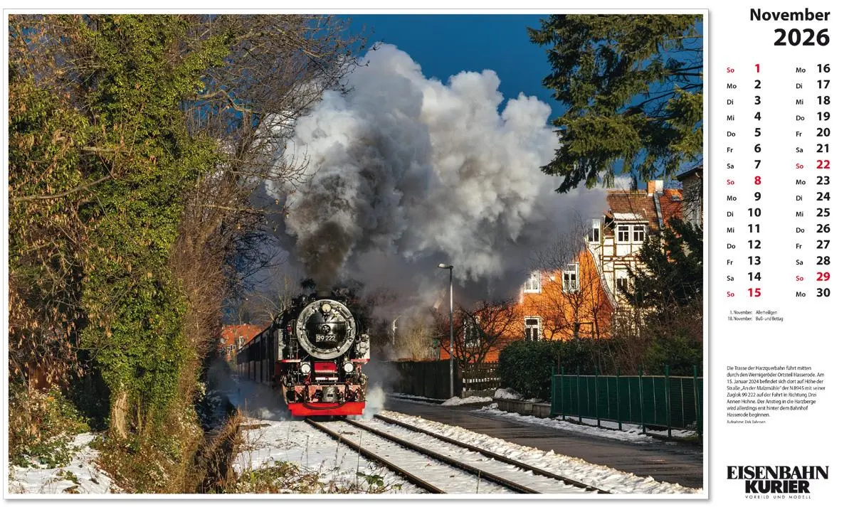 Bild: 9783844659566 | Harzer Schmalspurbahnen 2026 | Kalender | 13 S. | Deutsch | 2026