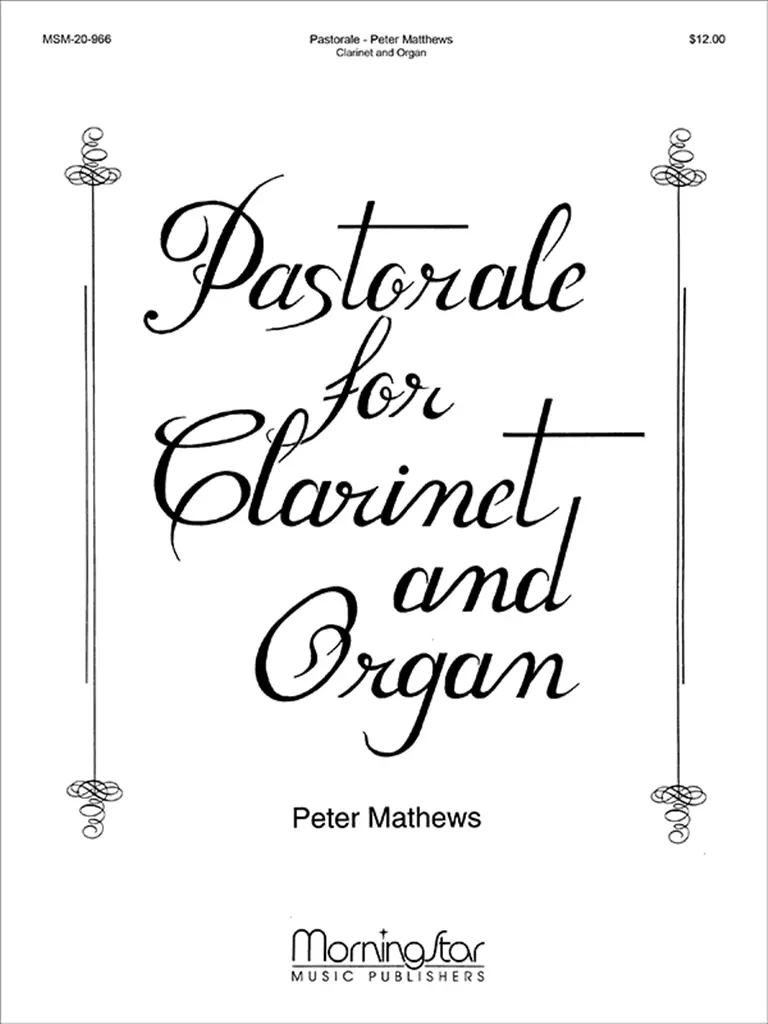 Cover: 688670209666 | Pastorale for Clarinet and Organ | Peter Mathews | Buch