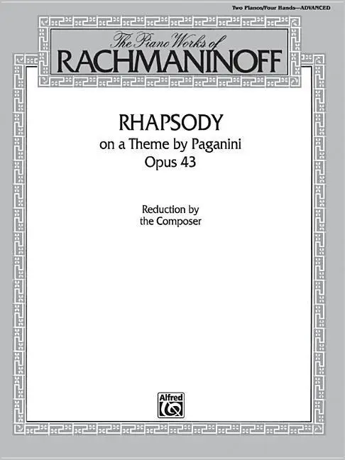 Cover: 9780769259666 | Rhapsody On A Theme By Paganini Op.43 | Sergei Rachmaninov | Buch