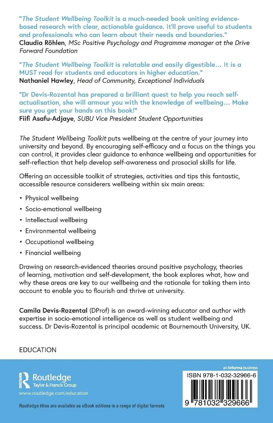 Rückseite: 9781032329666 | The Student Wellbeing Toolkit | Camila Devis-Rozental | Taschenbuch