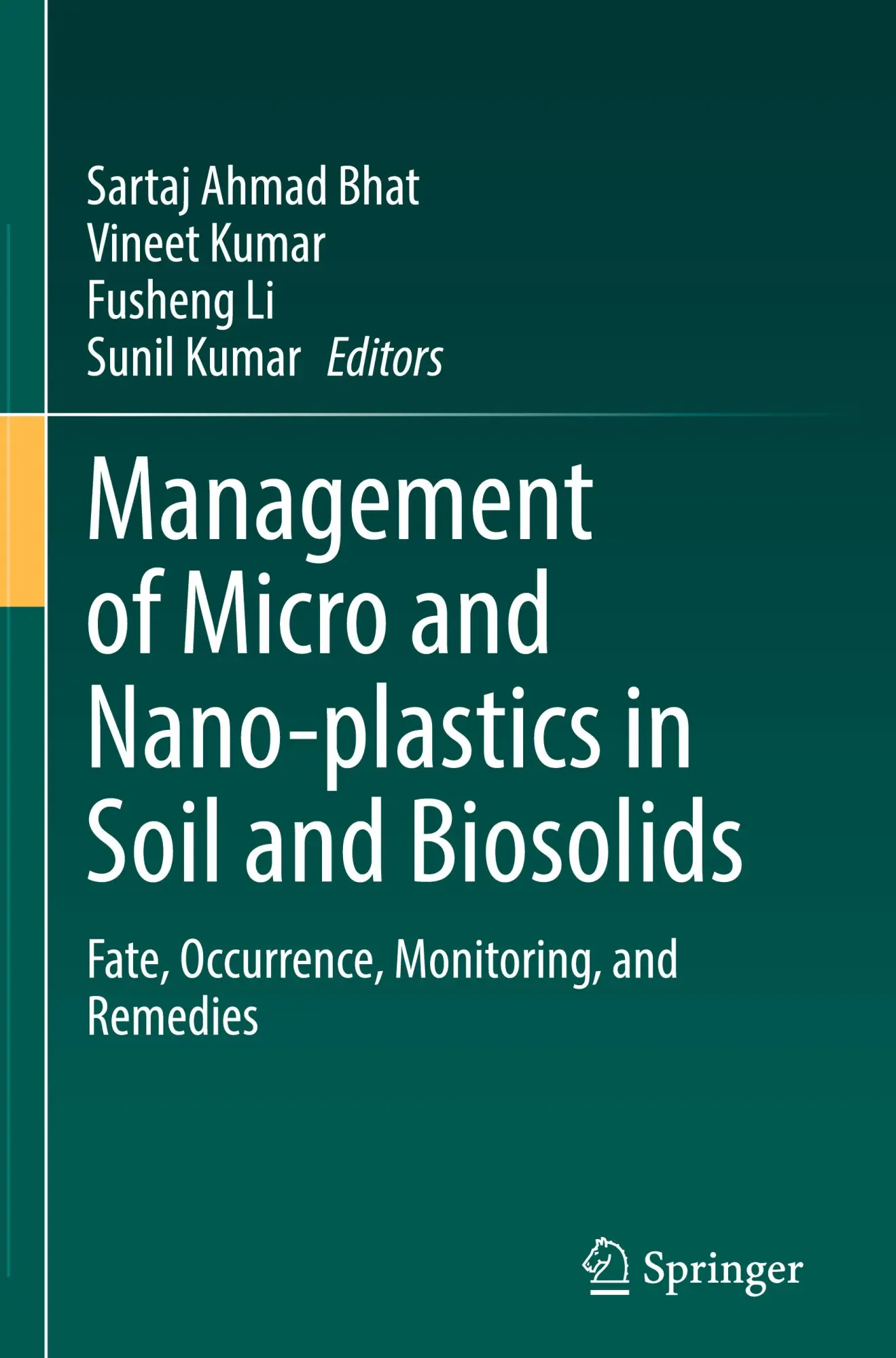 Cover: 9783031519666 | Management of Micro and Nano-plastics in Soil and Biosolids | Buch