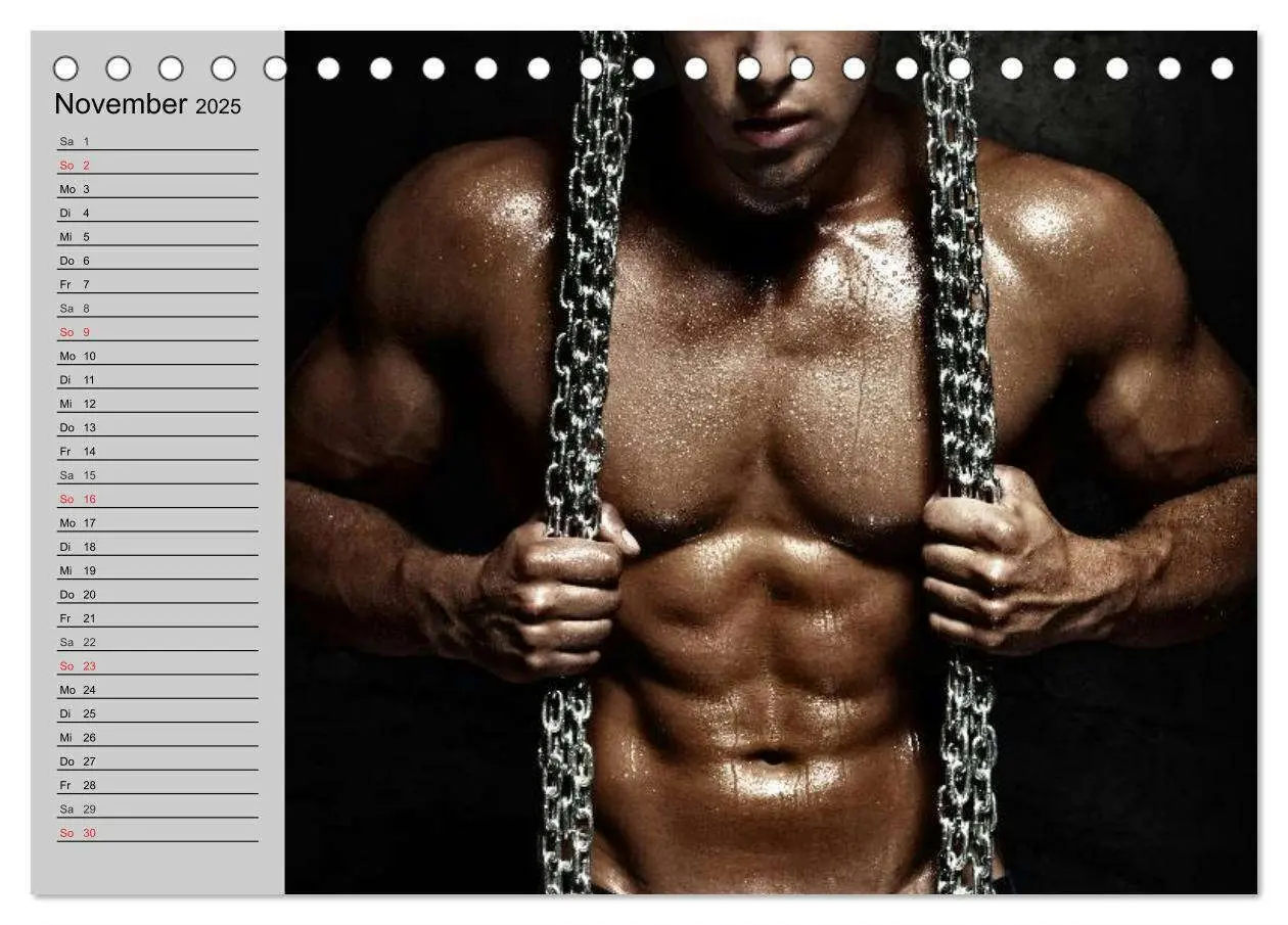 Bild: 9783435539666 | Erotische Männer. Adonis und Co. (Tischkalender 2025 DIN A5 quer),...