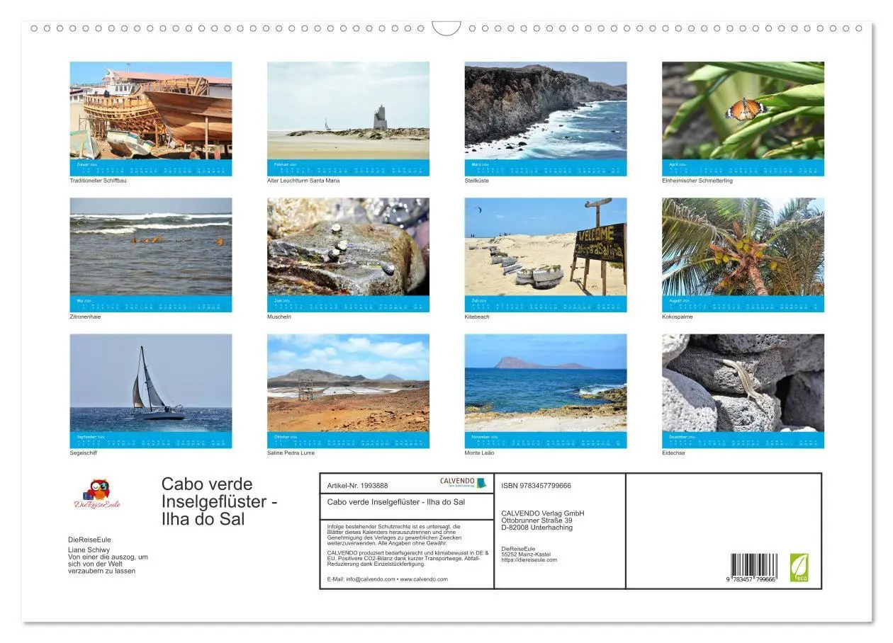 Bild: 9783457799666 | Cabo verde Inselgeflüster - Ilha do Sal (Wandkalender 2026 DIN A2...