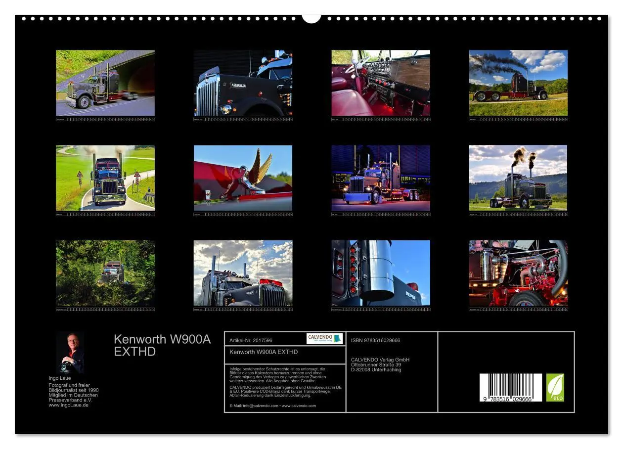 Bild: 9783516029666 | Kenworth W900A EXTHD (hochwertiger Premium Wandkalender 2026 DIN A2...